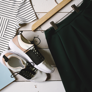 Clothes on floor